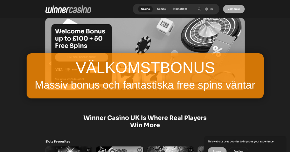 Winner Casino för svenska spelare