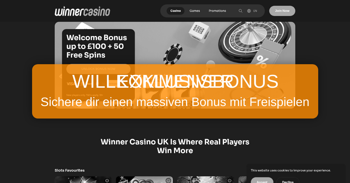 Winner Casino für deutsche Spieler